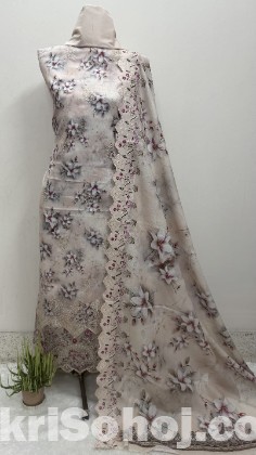 Unstitch Premium Quality Three Piece